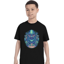 Load image into Gallery viewer, Shirts T-Shirts, Youth / XS / Black Neon Creature
