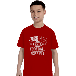 Shirts T-Shirts, Youth / XL / Red Knibb High Football Rules
