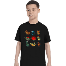 Load image into Gallery viewer, Shirts T-Shirts, Youth / XS / Black Dino Role Play
