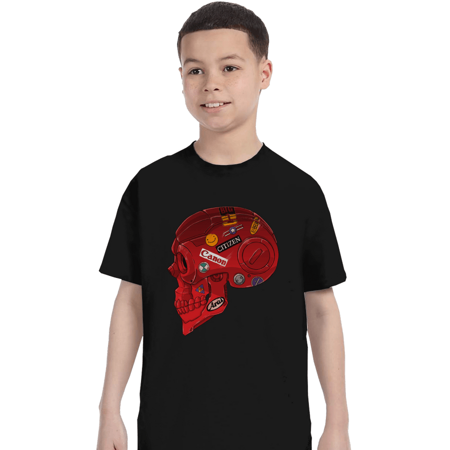 Shirts T-Shirts, Youth / XL / Black Akira Skull