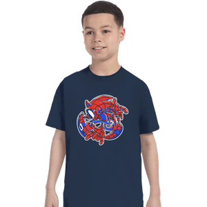 Daily_Deal_Shirts T-Shirts, Youth / XS / Navy Spider-Hog Adventure