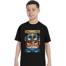 Load image into Gallery viewer, Shirts T-Shirts, Youth / XS / Black X-Eyes
