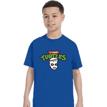 Load image into Gallery viewer, Daily_Deal_Shirts T-Shirts, Youth / XS / Royal Blue I Like Turtles
