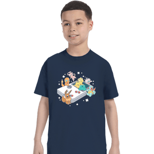 Shirts T-Shirts, Youth / XS / Navy Pokeboy