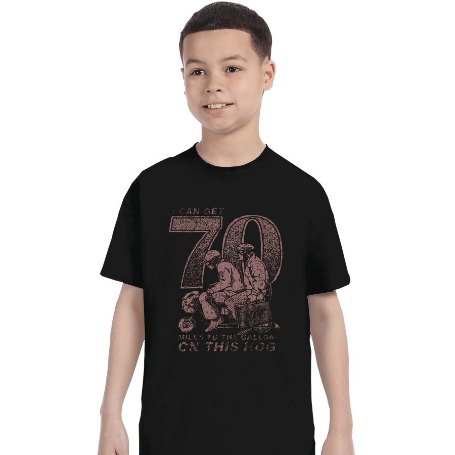 Shirts T-Shirts, Youth / XL / Black Hog