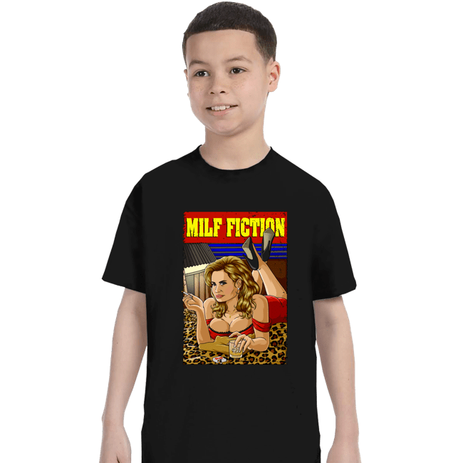 Secret_Shirts T-Shirts, Youth / XS / Black Milf Fiction