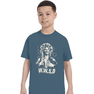 Secret_Shirts T-Shirts, Youth / XS / Indigo Blue W.W.S.D.