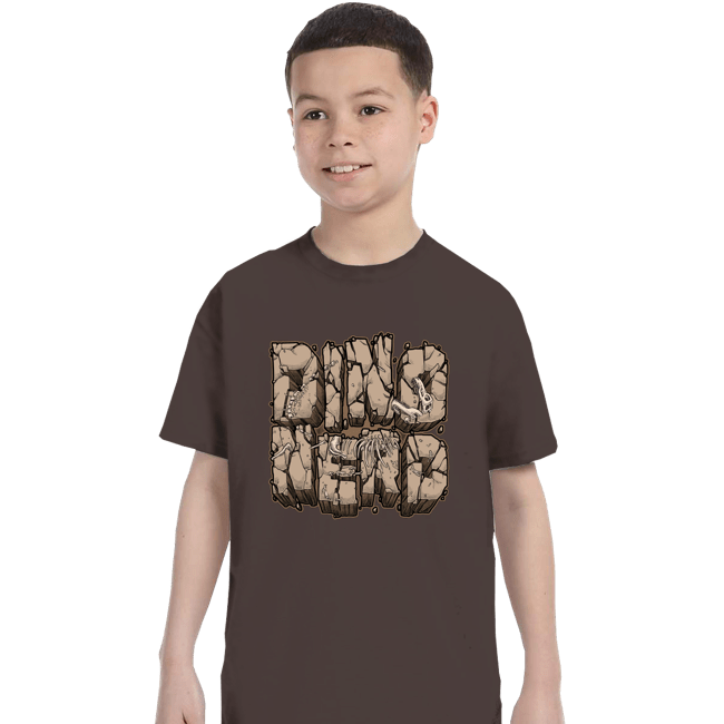 Shirts T-Shirts, Youth / XS / Dark Chocolate Dino Nerd