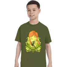 Load image into Gallery viewer, Daily_Deal_Shirts T-Shirts, Youth / XS / Military Green Legendary Memories
