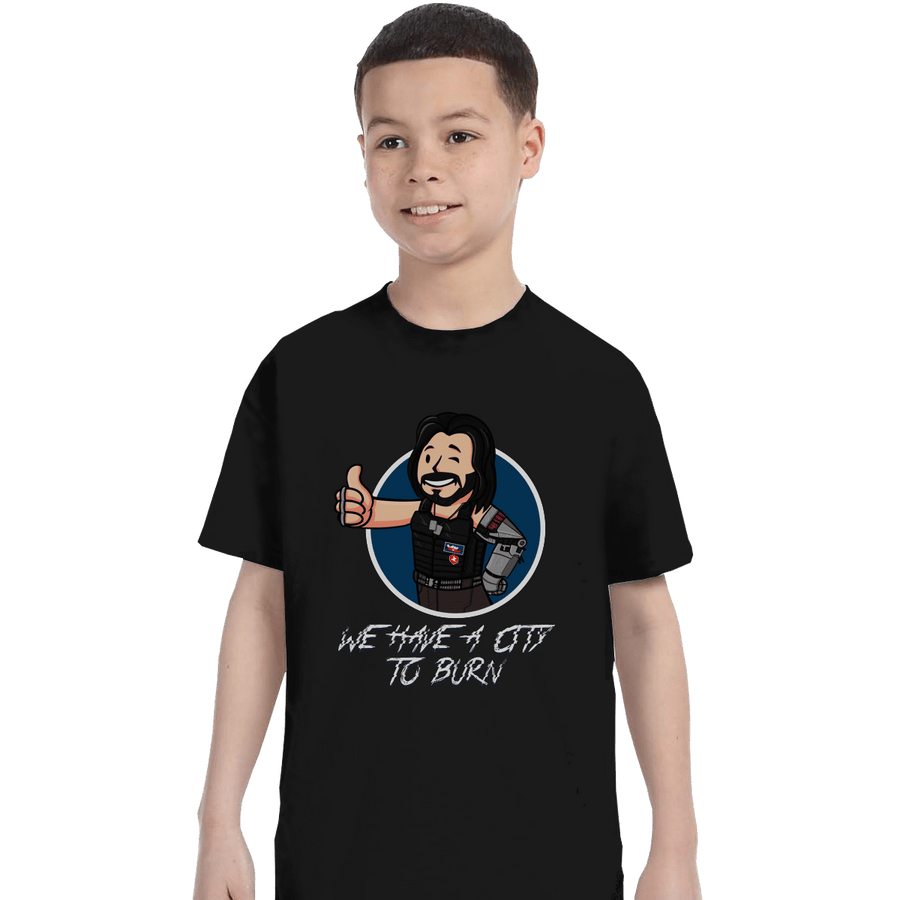 Shirts T-Shirts, Youth / XL / Black We Have A City To Burn