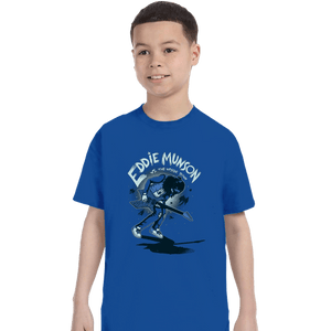 Daily_Deal_Shirts T-Shirts, Youth / XS / Royal Blue Eddie VS The Upside Down