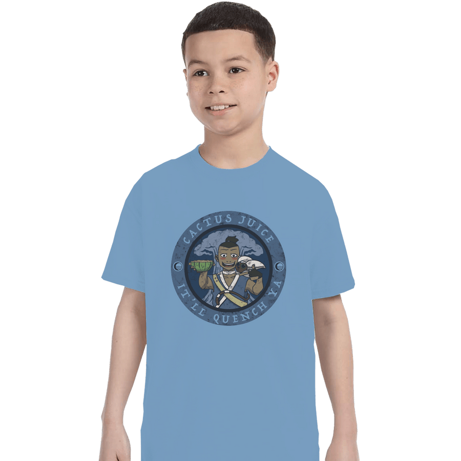 Shirts T-Shirts, Youth / Small / Powder Blue Cactus Juice