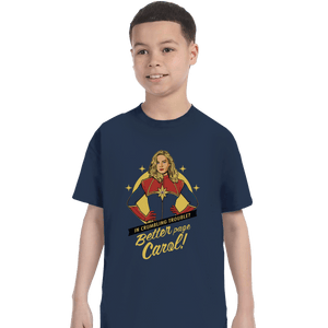 Shirts T-Shirts, Youth / XL / Navy Better Page Carol