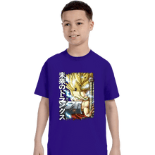 Load image into Gallery viewer, Daily_Deal_Shirts T-Shirts, Youth / XS / Violet Mirai Trunks
