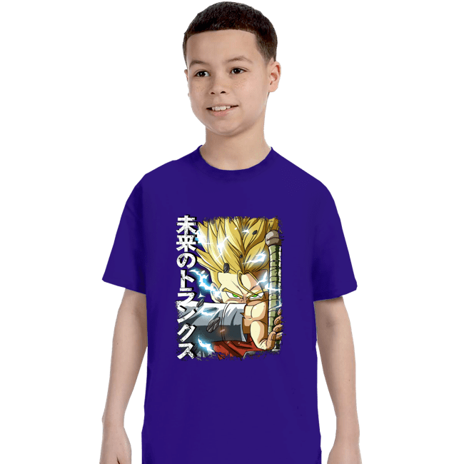 Daily_Deal_Shirts T-Shirts, Youth / XS / Violet Mirai Trunks