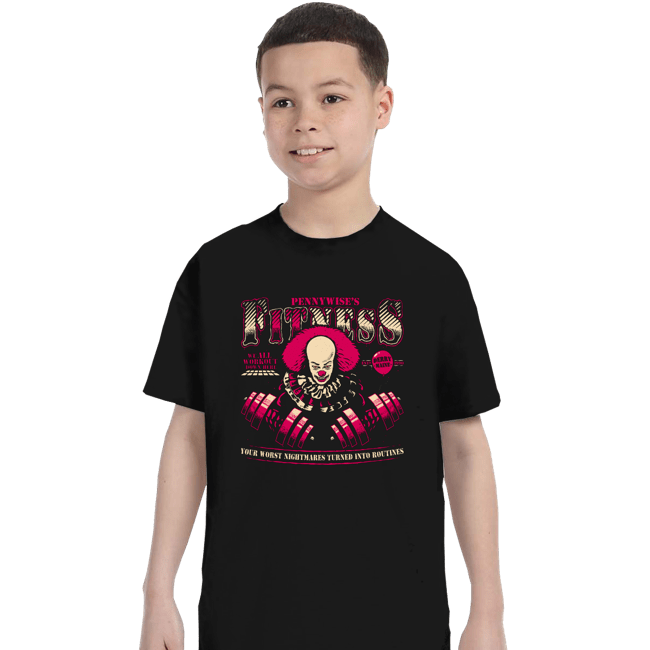 Daily_Deal_Shirts T-Shirts, Youth / XS / Black Pennywise's Fitness