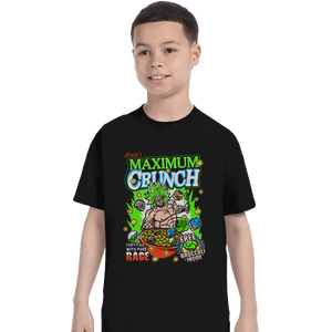 Shirts T-Shirts, Youth / XL / Black Maximum Crunch