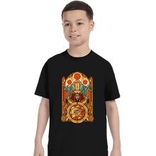 Load image into Gallery viewer, Daily_Deal_Shirts T-Shirts, Youth / XS / Black Stained Glass Gods
