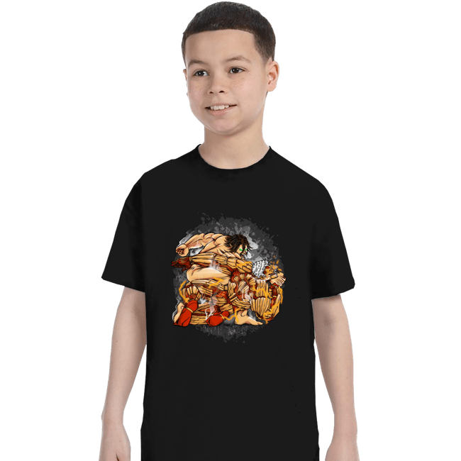 Secret_Shirts T-Shirts, Youth / XS / Black Punch Of The Titan