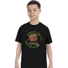 Load image into Gallery viewer, Shirts T-Shirts, Youth / XL / Black Sashimi Rollin&#39;
