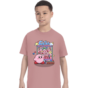 Secret_Shirts T-Shirts, Youth / XS / Pink Kirby Gatcha