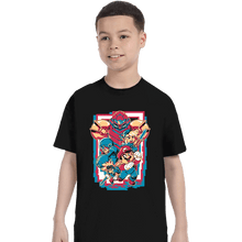 Load image into Gallery viewer, Daily_Deal_Shirts T-Shirts, Youth / XS / Black Retro Heroes

