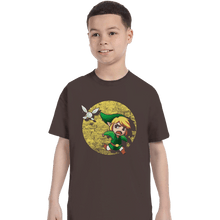 Load image into Gallery viewer, Shirts T-Shirts, Youth / XS / Dark Chocolate The Adventures Of Link
