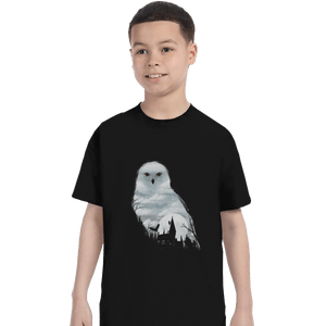 Shirts T-Shirts, Youth / XL / Black Magical Owl