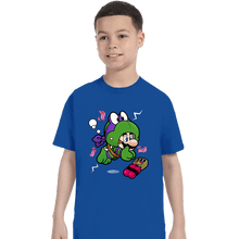 Load image into Gallery viewer, Shirts T-Shirts, Youth / XS / Royal Blue Super Donny Suit
