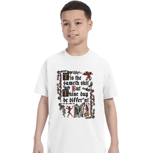 Daily_Deal_Shirts T-Shirts, Youth / XS / White Illuminated Shiteth