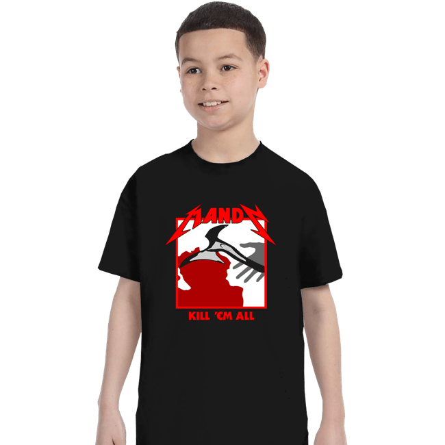 Shirts T-Shirts, Youth / XS / Black Mandy Em All