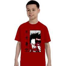Load image into Gallery viewer, Shirts T-Shirts, Youth / XS / Red Neo Tokyo
