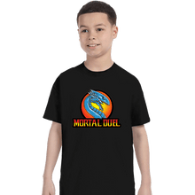 Load image into Gallery viewer, Daily_Deal_Shirts T-Shirts, Youth / XS / Black Mortal Duel
