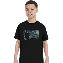 Load image into Gallery viewer, Shirts T-Shirts, Youth / XL / Black Starry DireWolf
