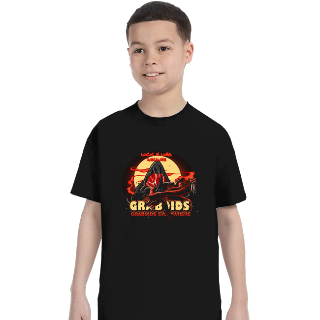 Secret_Shirts T-Shirts, Youth / XS / Black Graboids Everywhere