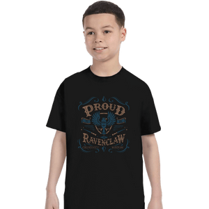Shirts T-Shirts, Youth / XL / Black Proud to be a Ravenclaw