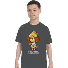 Load image into Gallery viewer, Shirts T-Shirts, Youth / XL / Charcoal Isabelle Coffee
