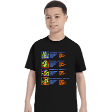 Load image into Gallery viewer, Secret_Shirts T-Shirts, Youth / XS / Black TMNT Profiles
