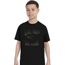 Load image into Gallery viewer, Shirts T-Shirts, Youth / XS / Black Live Fast Die Young
