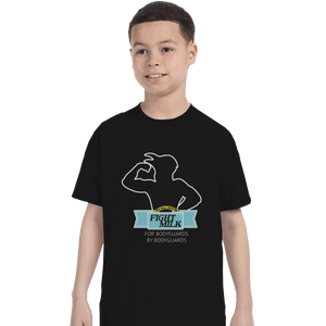 Shirts T-Shirts, Youth / XL / Black Fight Milk