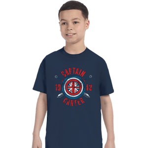 Secret_Shirts T-Shirts, Youth / XS / Navy Capt Carter