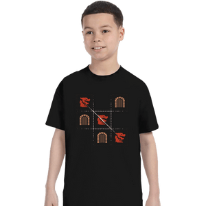 Secret_Shirts T-Shirts, Youth / XS / Black Three In A Row