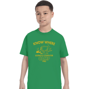 Shirts T-Shirts, Youth / XL / Irish Green Know Where Camp