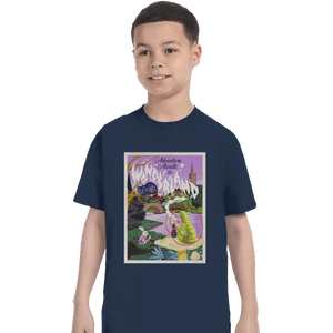 Shirts T-Shirts, Youth / XL / Navy Adventure Awaits In Wonderland