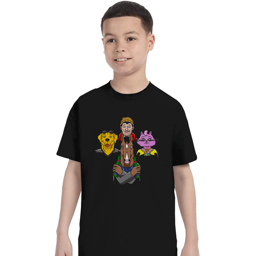 Shirts T-Shirts, Youth / XL / Black Bojack Rhapsody