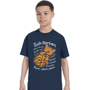 Shirts T-Shirts, Youth / XL / Navy Soft Flerken
