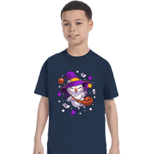 Load image into Gallery viewer, Shirts T-Shirts, Youth / XS / Navy Moogle Witch
