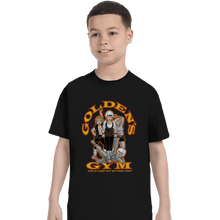 Load image into Gallery viewer, Shirts T-Shirts, Youth / XS / Black Golden&#39;s Gym
