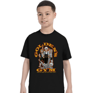 Shirts T-Shirts, Youth / XS / Black Golden's Gym