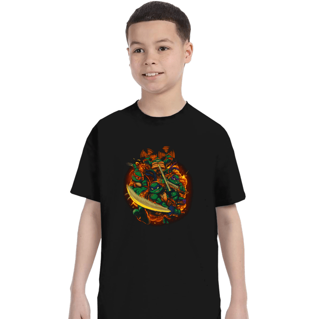 Daily_Deal_Shirts T-Shirts, Youth / XS / Black Cowabunga